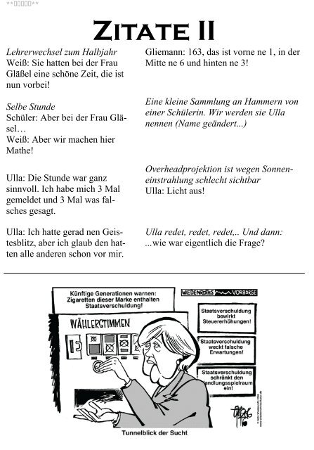 NACKT Ausgabe#3, Mai 2006 - Schwalmgymnasium Treysa