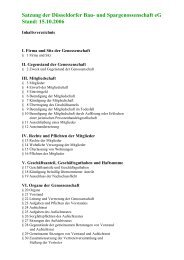 Satzung als PDF-Datei - Düsseldorfer Bau