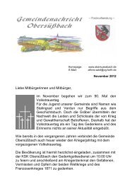 Ausgabe 11.2012 / November - Aktuelle Termine