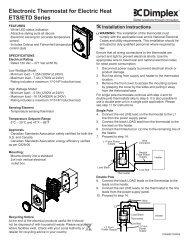 Commercial Fan-Forced Heater - Dimplex