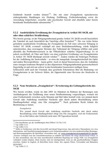 Strafbarkeit von Zwangsheiraten und arrangierten Heiraten