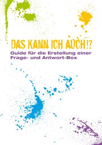 "Das kann ich auch" (PDF) - Vermittlung von Gegenwartskunst