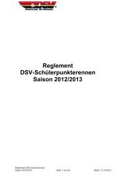 Reglement DSV-Schülerpunkterennen 2012/2013 - Deutscher ...