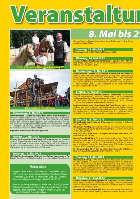 Ausgabe 04/2013 - Weissensee