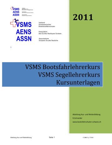 Handbuch Bootsfahrlehrer Methodik 2011.pdf - segel-und ...