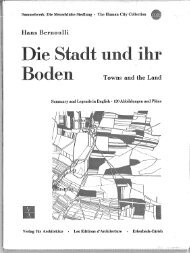 ie tadt und ihr - Städtebau als politische Kultur. Hans Bernoulli (1876 ...