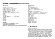 Personen Personnages ACTE PREMIER - LivretPartition.com