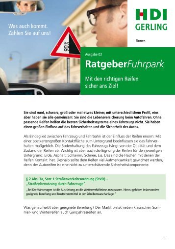 Ratgeber Fuhrpark: Reifen