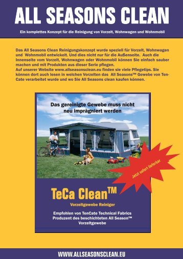 Teca Cleantm - Brand Zelte