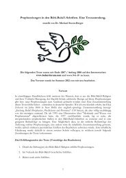 Baha'i-Prophezeiungen, zweite Auflage.pdf - Sturm-berger.de