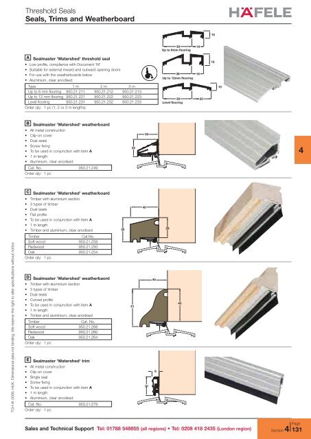 Intumescent Fire Seals - RIBA Product Selector