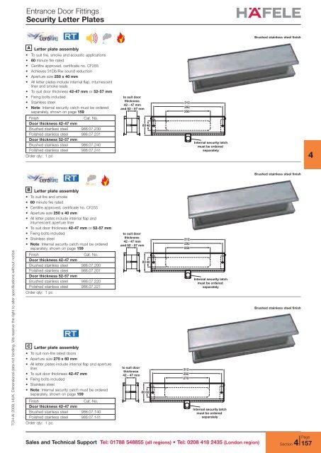 Intumescent Fire Seals - RIBA Product Selector