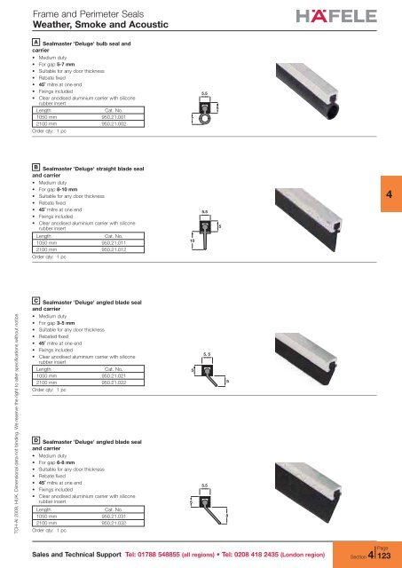 Intumescent Fire Seals - RIBA Product Selector
