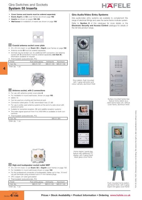 Intumescent Fire Seals - RIBA Product Selector