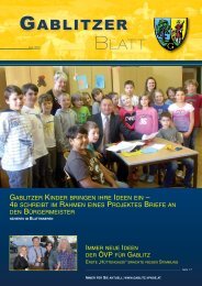 Gablitzer Blatt 06-2013 - Gablitz - Volkspartei Niederösterreich