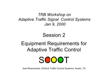SCOOT, Part 2 - Traffic Signal Systems Committee