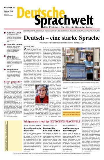 PDF 25 - Deutsche Sprachwelt