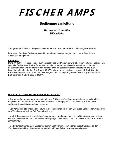 Kann ich zwei Amps an einen Sub anschließen