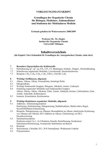 Experimentalchemie II - Universität Tübingen