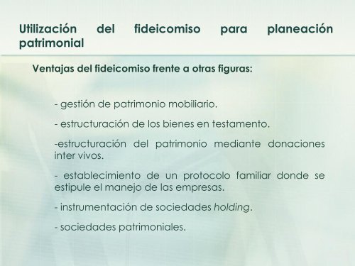 Cristina Lozano, ORGANIZACIÓN Y PLANEACIÓN PATRIMONIAL A ...