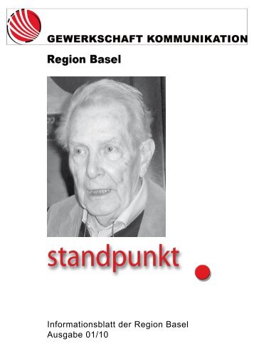 Informationsblatt der Region Basel Ausgabe 01/10 - syndicom ...