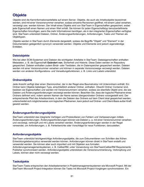 Borland® StarTeam® 2006 - Borland Technical Publications