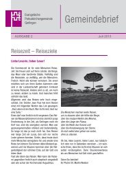 aktueller Gemeindebrief Juli 2013 [1,74 MB] - Evangelische ...