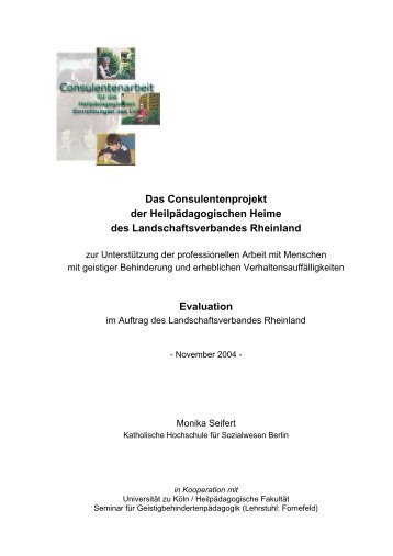 Evaluation - Landschaftsverband Rheinland