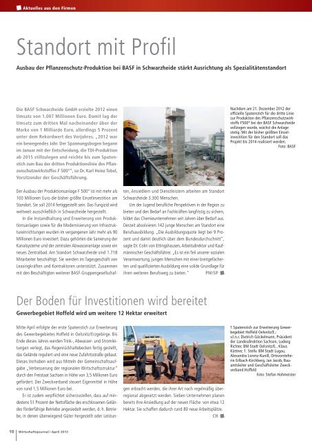 Ausgabe 04/13 - Wirtschaftsjournal.de