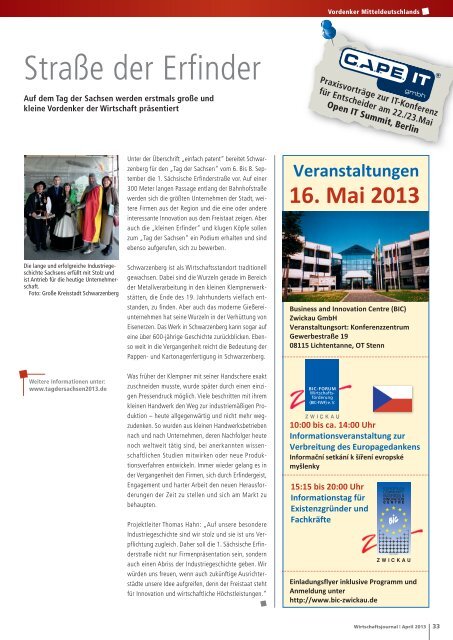 Ausgabe 04/13 - Wirtschaftsjournal.de