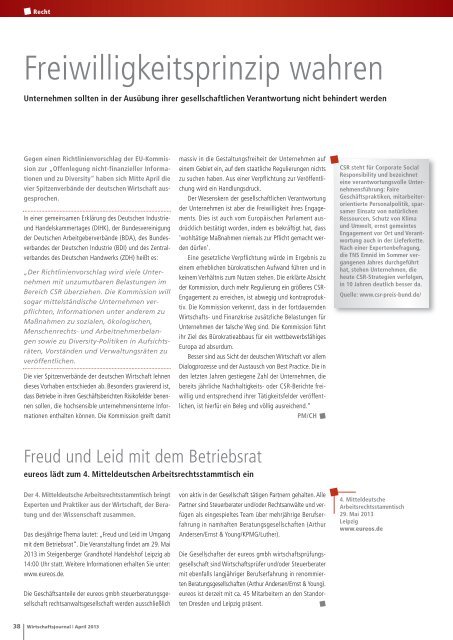 Ausgabe 04/13 - Wirtschaftsjournal.de