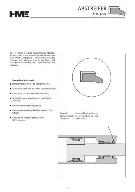 Hydraulikdichtungen - HME