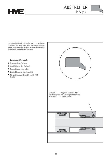 Hydraulikdichtungen - HME