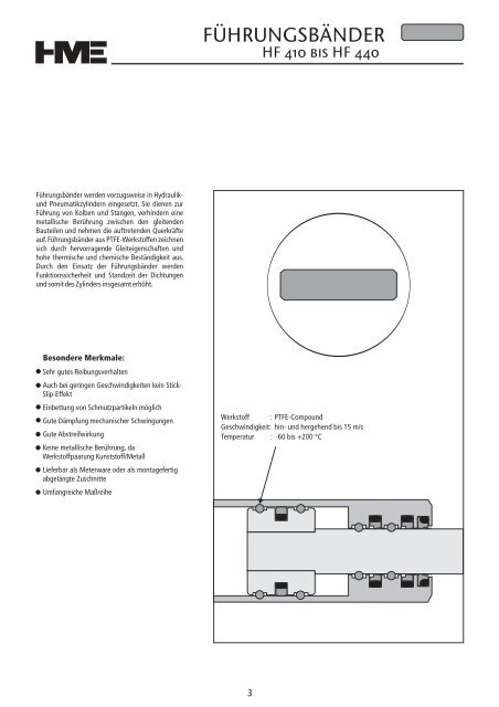 Hydraulikdichtungen - HME