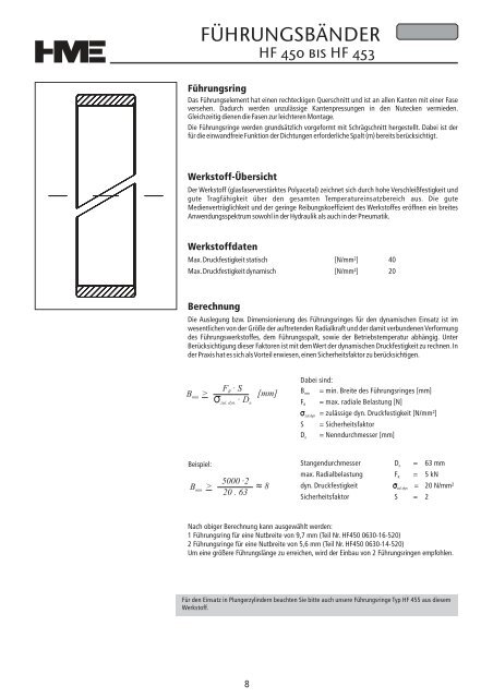 Hydraulikdichtungen - HME