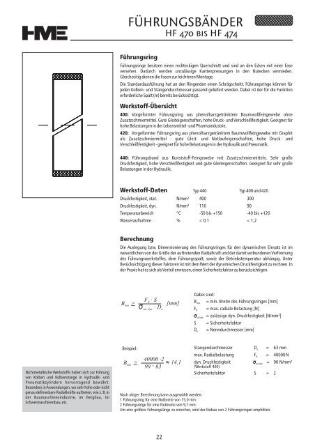 Hydraulikdichtungen - HME