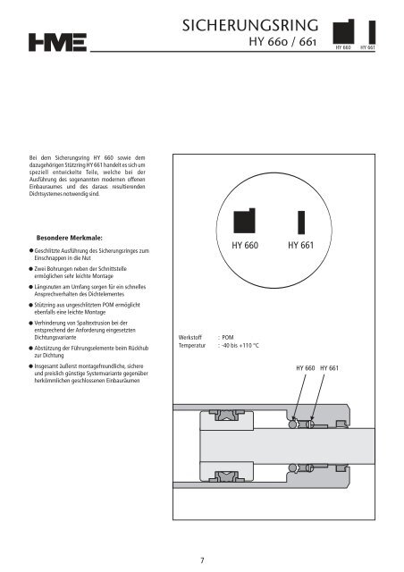 Hydraulikdichtungen - HME