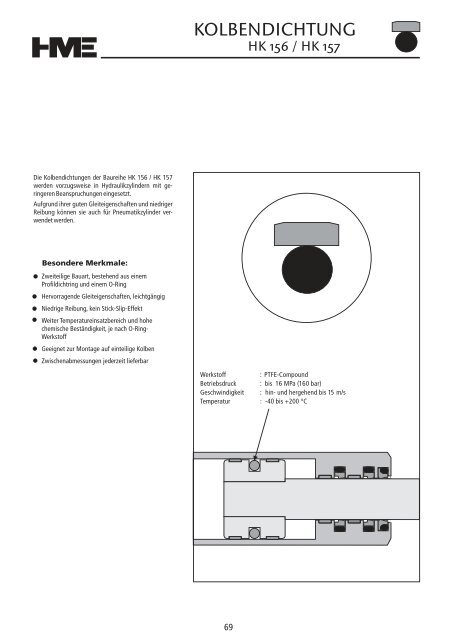 Hydraulikdichtungen - HME