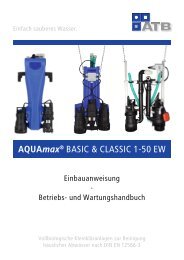 AQUAmax® BASIC & CLASSIC 1-50 EW - ATB Umwelttechnologien ...
