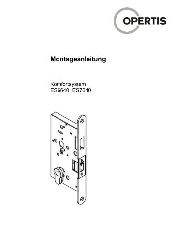 Montageanleitung - OPERTIS Produktkatalog - Opertis GmbH