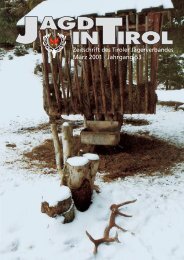 Ausgabe 3/2001 - Tiroler Jägerverband
