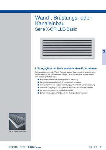 X-GRILLE-Basic - Trox