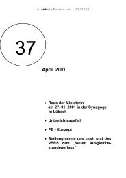 slvsh-Information Nr. 37 April 2001