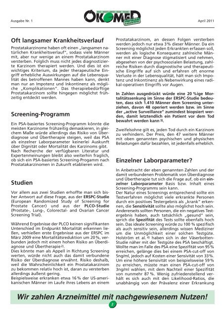 Ökomed 1 - 2011 - Tiroler Gebietskrankenkasse