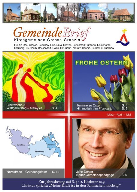 Der aktuelle Gemeindebrief GB 2011- 4online - Granzin.org