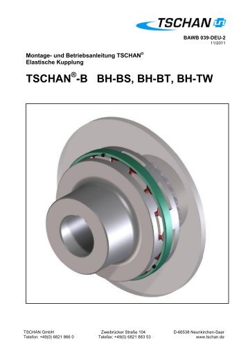 Elastische Kupplung - Tschan GmbH