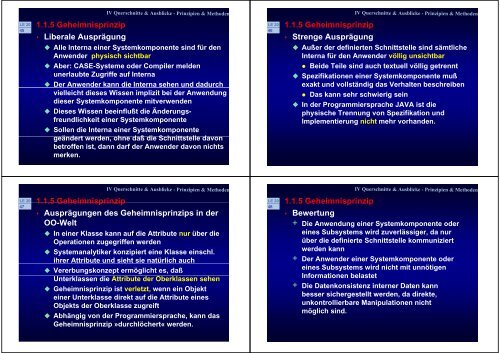 1 Prinzipien und Methoden