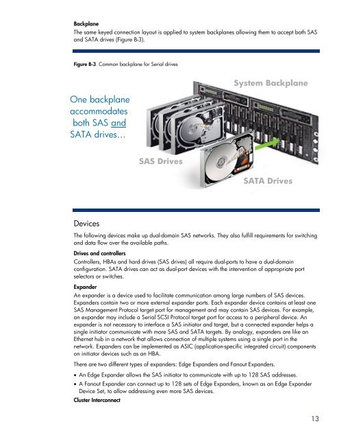 Redundancy in enterprise storage networks using dual-domain SAS ...