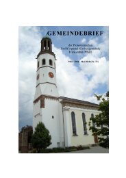 GEMEI DEBRIEF - Zwolf-Apostel-Kirche Frankenthal