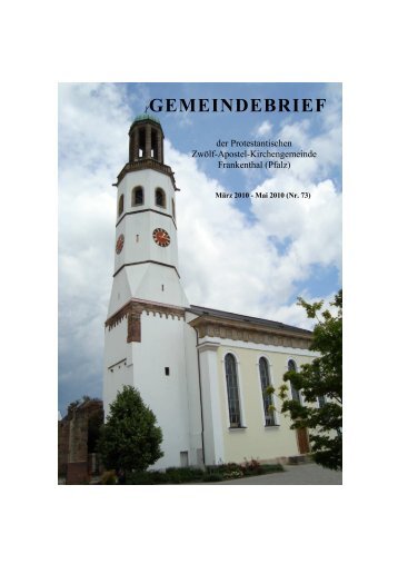 GEMEI DEBRIEF - Zwolf-Apostel-Kirche Frankenthal